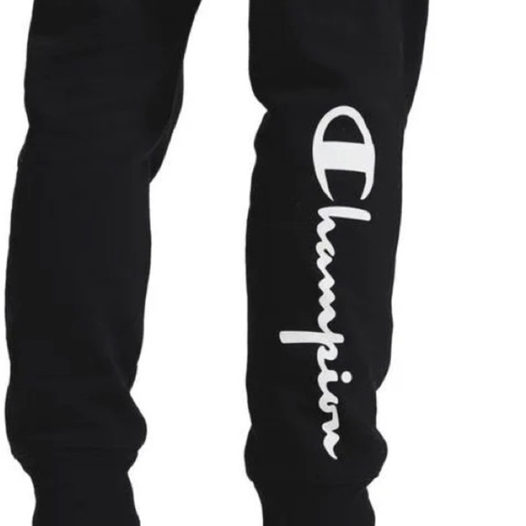Champion Monopoly Reverse Weave Sweatpants Black small rare euc joggers - Picture 3 of 14